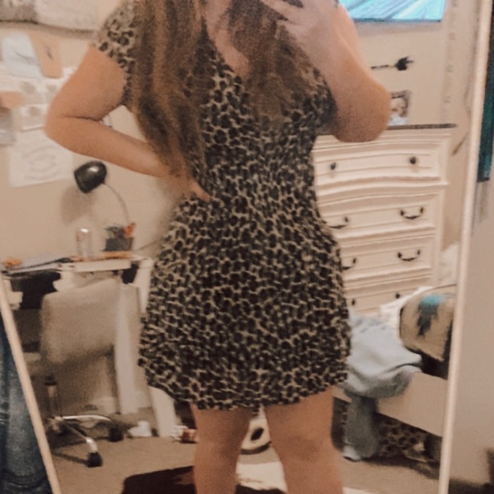 Leopard print Michael kors middi dress